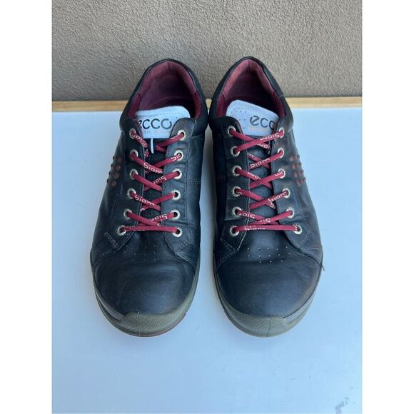 Ecco Biom Hydromax Golf Shoes Grey Yak Leather Mens Size EU 43 US 9 - Picture 5 of 11